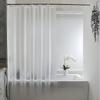 Bathroom Shower Curtain Waterproof Bathtub Bathing Curtains Easy Clean and Wipe PEVA Shower Curtains Frosted Curtain with Hooks