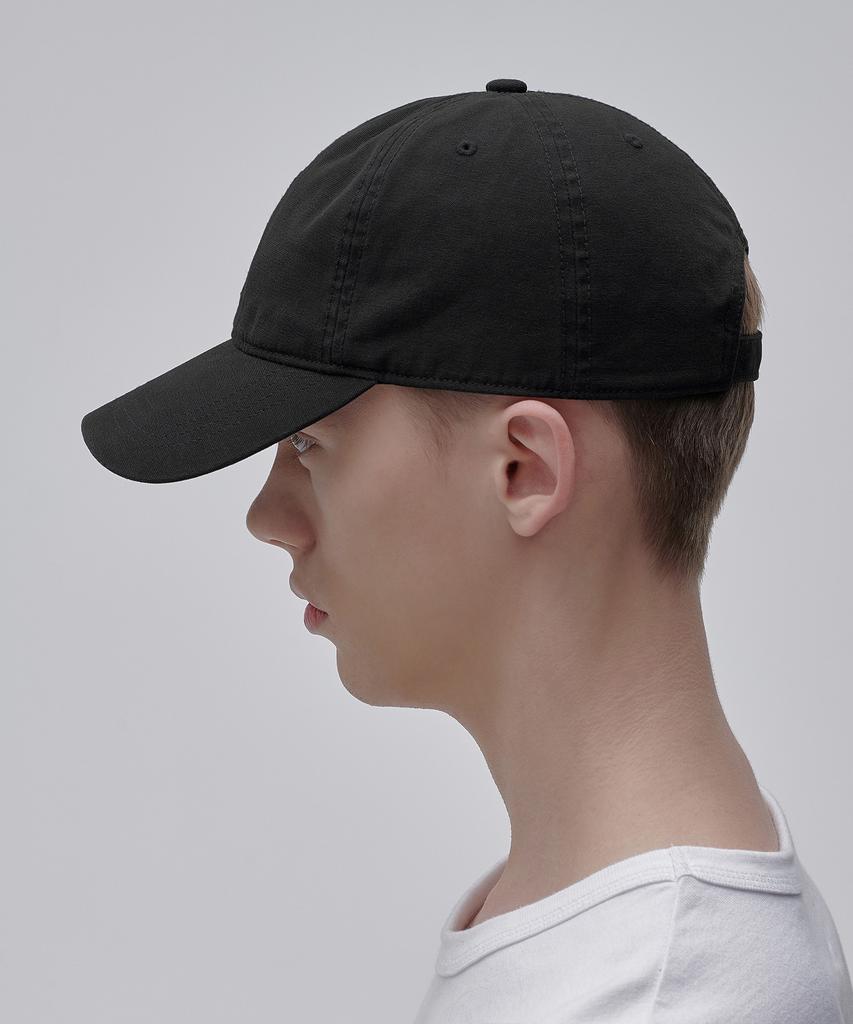 MUSINSA STANDARD Cotton Washed Ball Cap [Black]