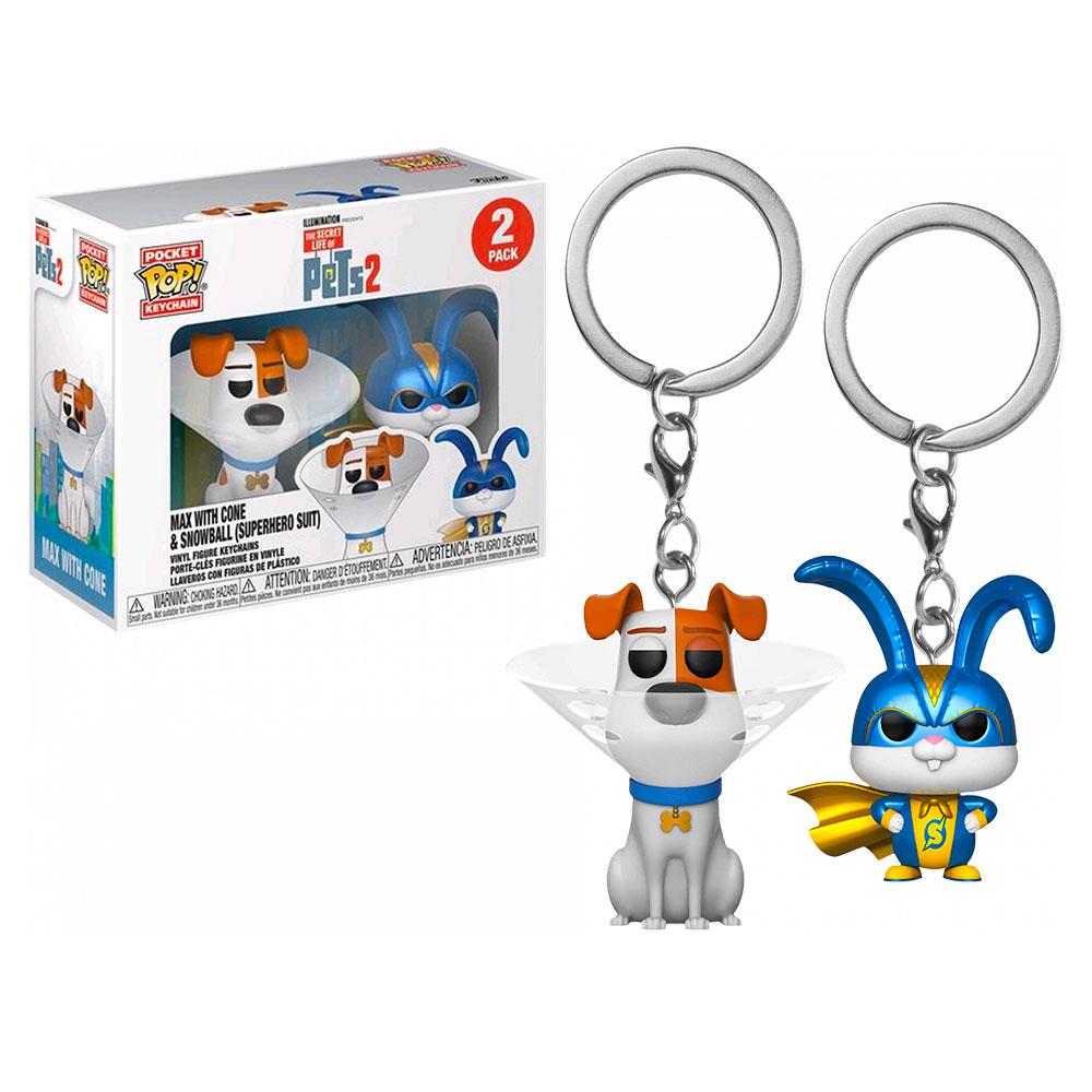 Secret Life of Pets 2 Макс и Снежок США Pkt Pop брелок 2Pk