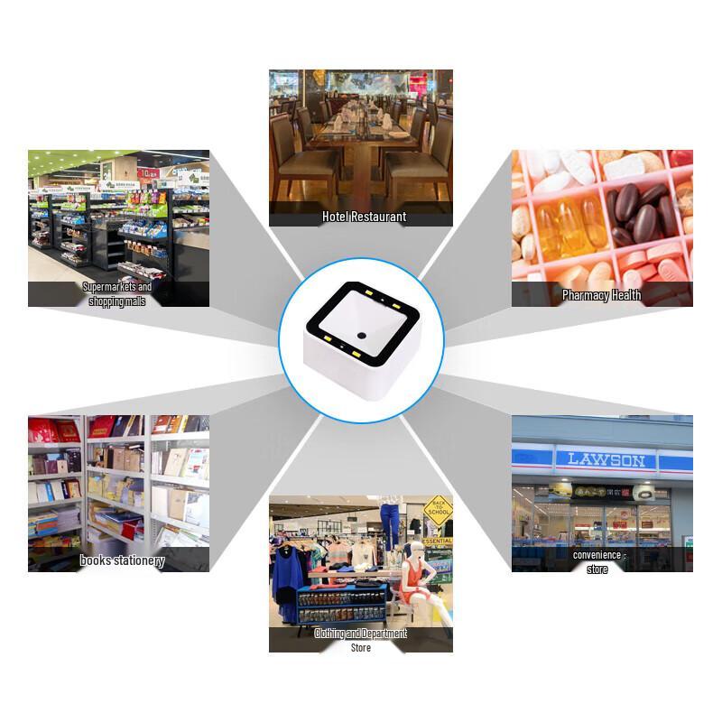 ScanHome SH-7500-BT Wireless Bluetooth 1D/2D Barcode Scanner