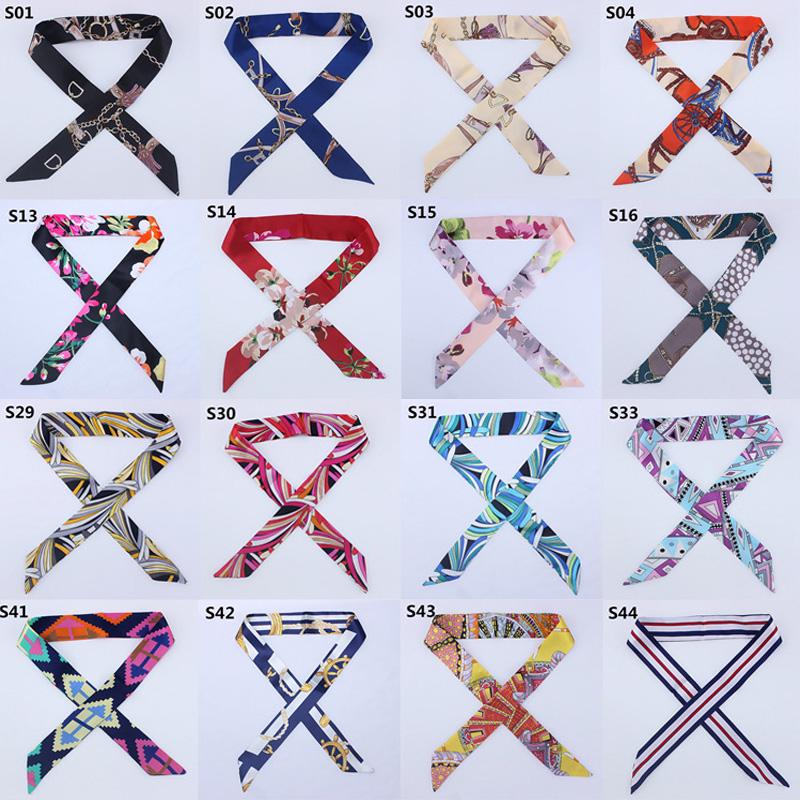 WTEMPO Women Soft Chiffon Scarf RibbonDiy Bag Decoration Hand Head Band Scarves Tied Bag