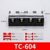Высокомощный клеммный блок 4P 100A 200A Разъем для высокотоковых проводов (модель: 603 1004)