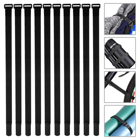 10 Pcs Bike Wheel Straps Adjustable Bicycle Wheel Securing Bands with Buckle Easy-to-use Bike Wheel Stabilizer Straps for Transporting Bicycles