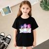 T-Shirts Girls Children's Girl Cartoon Printed Casual T-Shirt T Fashion Comfortable Short Sleeve Children's Clothing Top