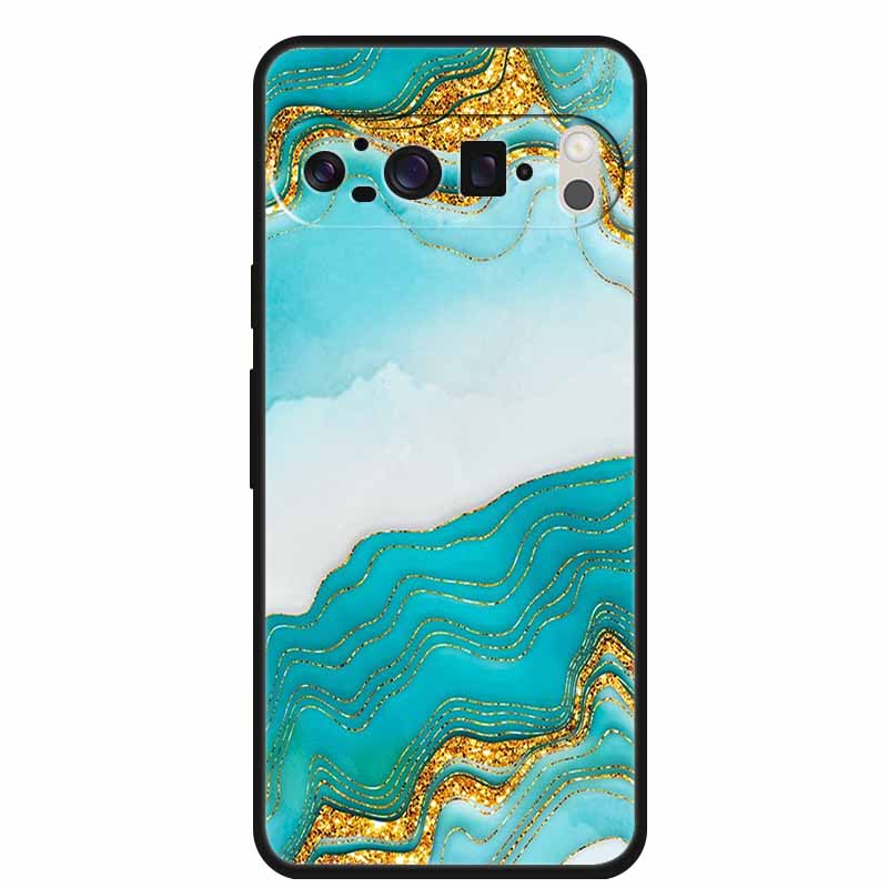 For Google Pixel 10 Pro XL 5G Case Fashion Marble TPU Soft Silicone Back Cover Phone Cases Shockproof Mica Painted Para Capa New