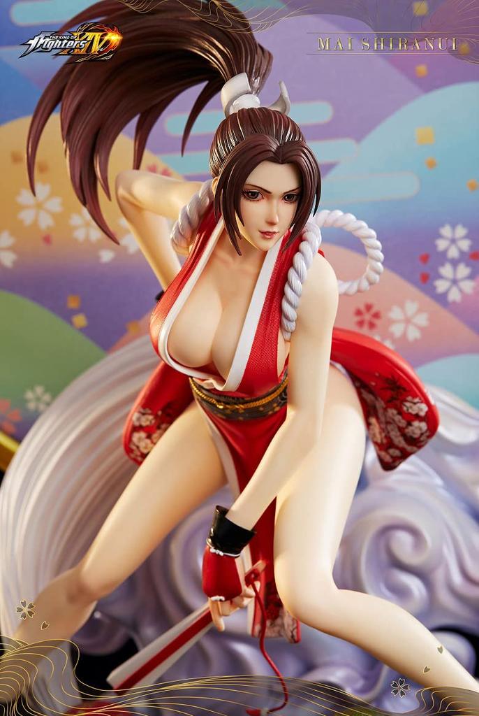 Уникальная художественная студия КОРОЛЬ БОЙЦОВ XIV Маи Ширануи масштабная фигурка из полистоуна, окрашенная в готовый продукт 1/6