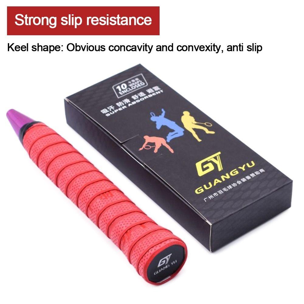 Thickened Fishing Rod Sweatband Gradient Colorful Tennis Overgrip Fishing Rod Belt  Tennis Racquet