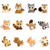 Animals Raccoon Plush Toy Wrist Pad Animal Plush Doll Home Decor Sitting Animals Plush  Children