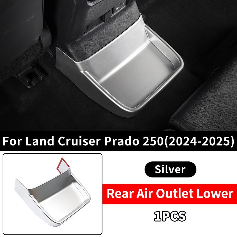 For Toyota Land Cruiser 250 2024 1958 Prado LC250 Armrest Box after Air Vent Protective Cover,Interior Upgraded Accessories
