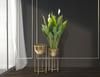 Flower Holder Glam Coppia Cm Ø 27X62-21,5X52
