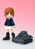 Mamesiki Girls Panzer Series Mamesiki Miho Nishizumi Высота 100 мм, окрашенная подвижная фигурка и прибл.. ПВХ/АБС
