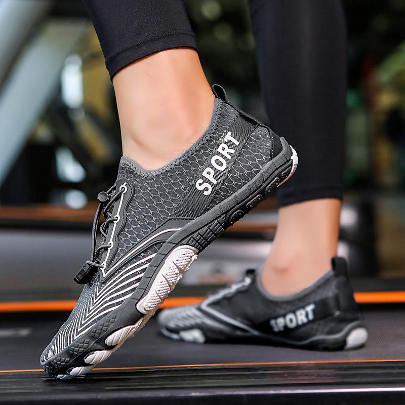 Мужские и женские фитнес- и йога-пятипальцевые комнатные туфли 2024 - Износостойкие туфли для беговой дорожки и скакалки