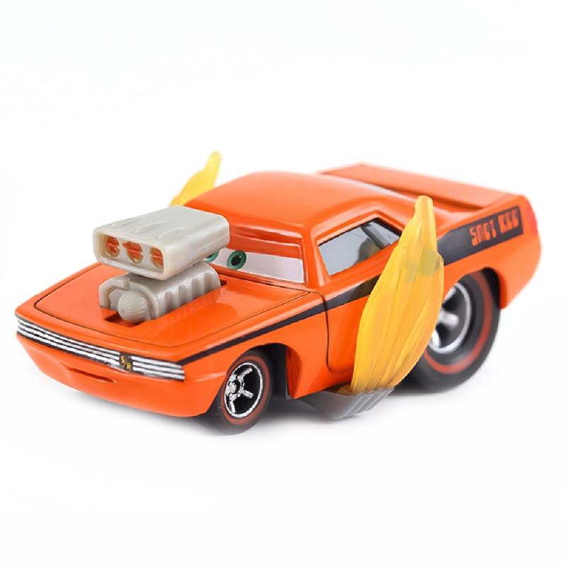 Машинки игрушка Pixar Машинки Игрушка Молния МакКуин Джексон Шторм Мэтр Салли Шериф 1:55 Литая модель автомобиля Игрушка Детский подарок на день рождения