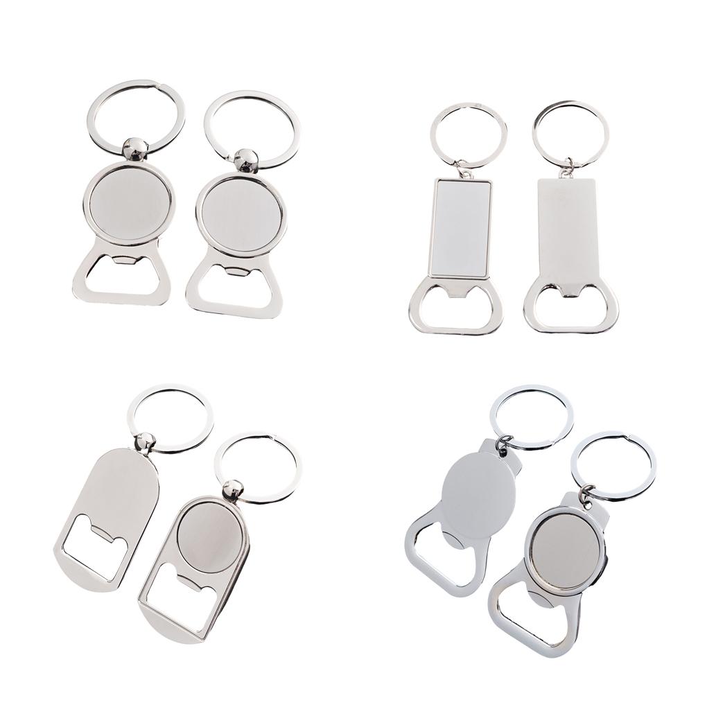 Брелки для ключей Украшения для доски DIY Брелок Износостойкий Водонепроницаемый Двусторонний Открывалка для бутылок Брелок для ключей с термопередачей