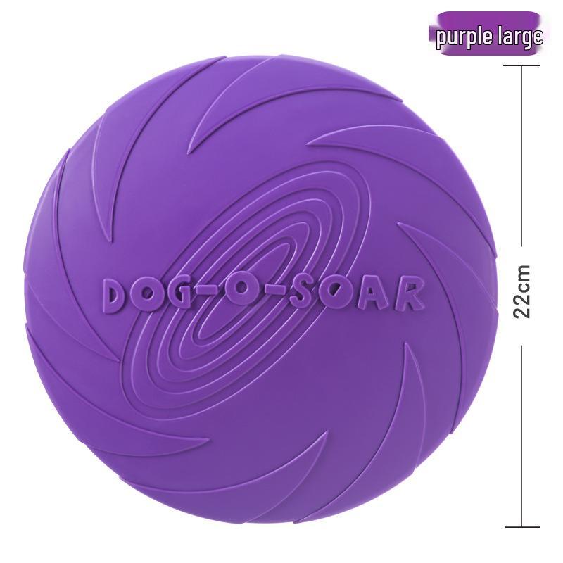 DOG-O-SOAR Bite-Resistant Floating Silicone Dog Frisbee Toy