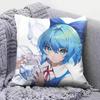 TOUHOU Project Cirno Cute Anime Girl  Pillow Covers Home Sofa Cushion Covers and Aecorative Custom