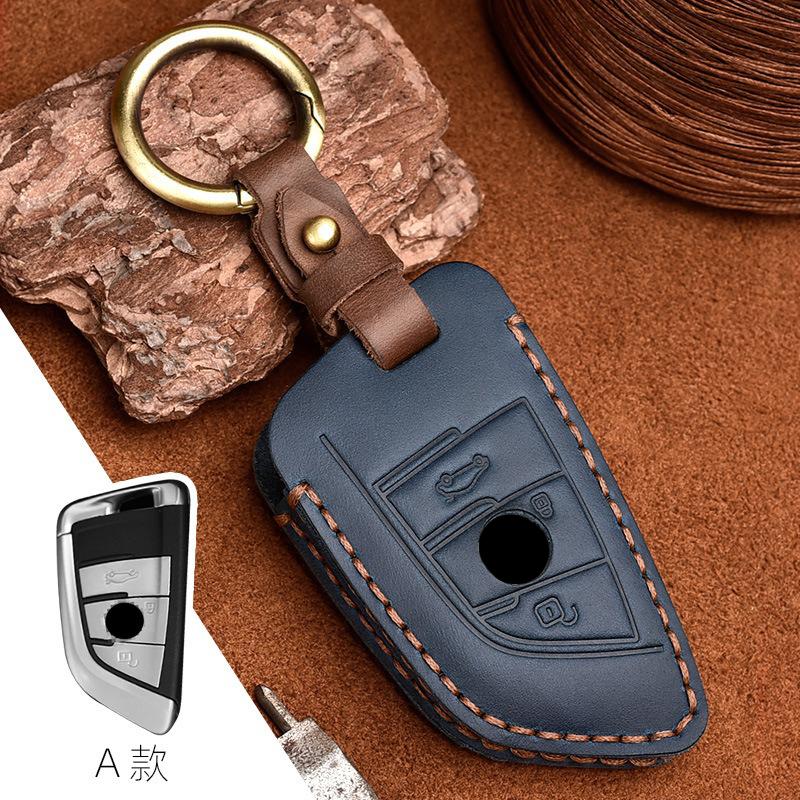 Leather Car Key Case Shell Bag for Bmw F20 G20 G30 X1 X3 X4 X5 G05 X6 X7 G11 F15 F16 G01 G02 F48 Accessories Car Key Case