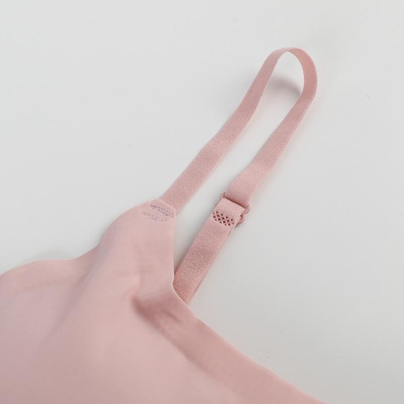 Удобный бесшовный беспроводной бюстгальтер большого размера для йоги и сна для женщин - красивый дизайн спинки