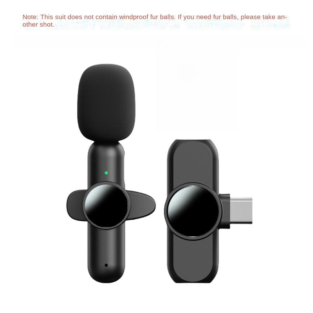 Professional Mini Lapel Mic Noise Reduction Wireless K3 Microphone  Radio Live Recording