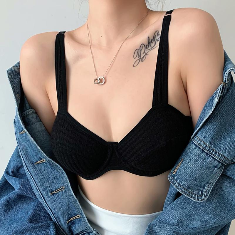 Комплект нижнего белья ярких цветов для женщин, летний ультратонкий комплект с бюстгальтером пуш-ап, французский сексуальный бюстгальтер без косточек из кружевной ткани, дышащие бюстгальтеры, комплекты стрингов