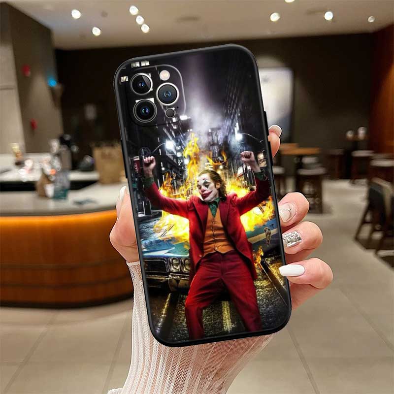 RE40 Joker New High-End Shell Phone Case for iPhone 16 15 14 13 12 Pro Max Plus Mini