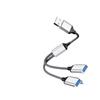 Портативный USB-хаб Type-C: Док-станция, Флеш-накопитель, Удлинитель для мыши, Разветвитель кабелей, Многопортовый расширитель.