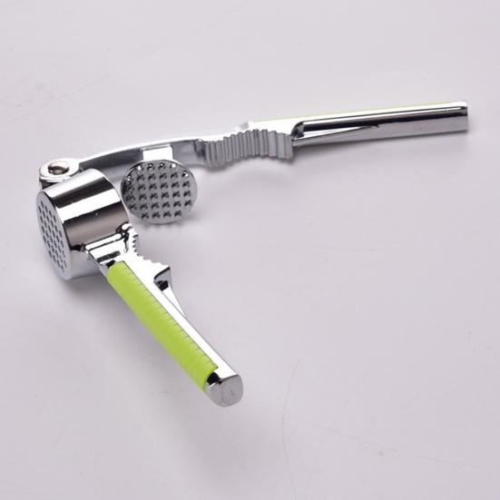 Пресс для чеснока с противоскользящей ручкой, экономящий труд, цинковый сплав, простота в эксплуатации, пресс для имбиря для домашнего хозяйства