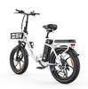Allgobike AC20 Electric Bicycle 250W Motor 20" Tire Urban Commuter Electric Bike 48V 20Ah LED Display Max Range 60Km 7 Speed Max Load 120Kg