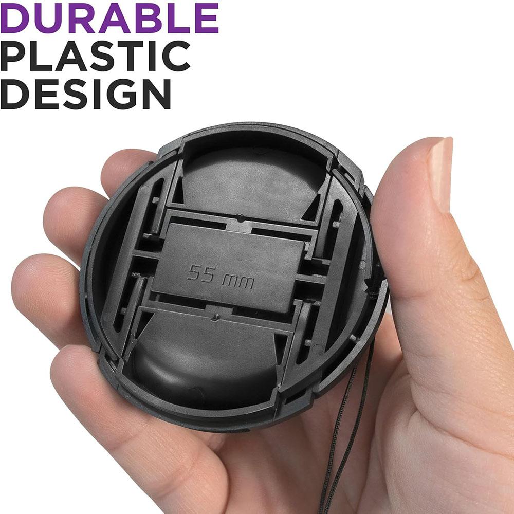 10 шт. 55 мм крышка объектива с защелкой для Canon Nikon Sony Pentax Fujifilm