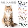 Маленькие очки для домашних животных, круглые пластиковые очки для косплея, очки для кошек и собак малого и среднего размера