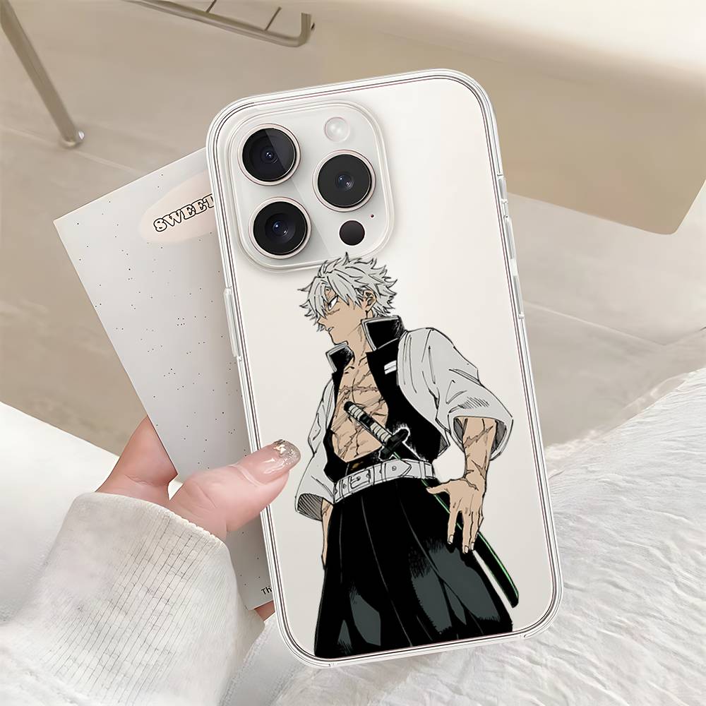 Чехол для телефона S-Shinas-zugawas S-Sanemi Для Iphone17 16 15 11 13 14 Pro Max 7 8 Plus X Xr Xs Max Se2020 12mini Прозрачный чехол