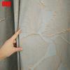 Curtains for Living Room Bedroom Dining Luxury Gold Leaf Modern American High-precision Blue Curtain Fabric Silver Thread