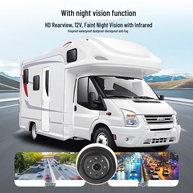 Камера на дополнительный стоп-сигнал Ford Transit: Водонепроницаемость, Ночное видение, HD-функция зеркала заднего вида и парковки.