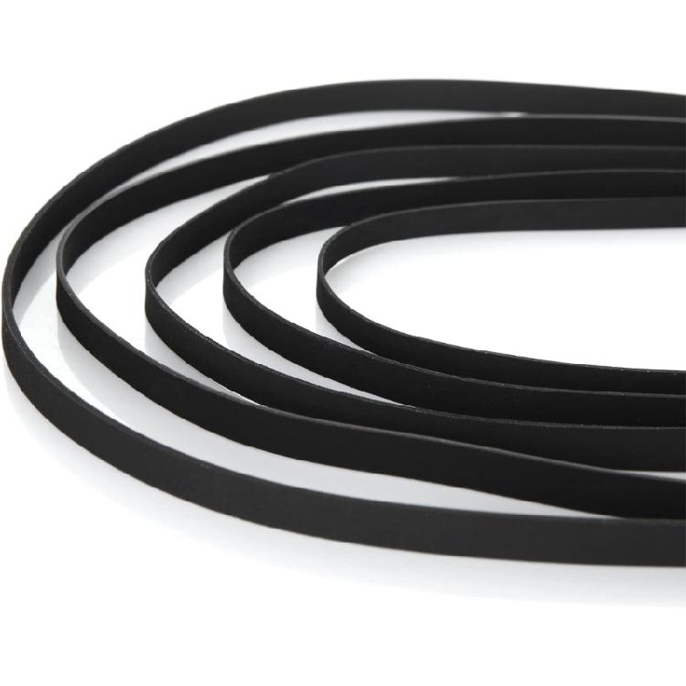 10 шт. Пассик для проигрывателя виниловых пластинок Замена пассика Резиновый плоский приводной ремень Ремонт пассика проигрывателя 190-471 мм