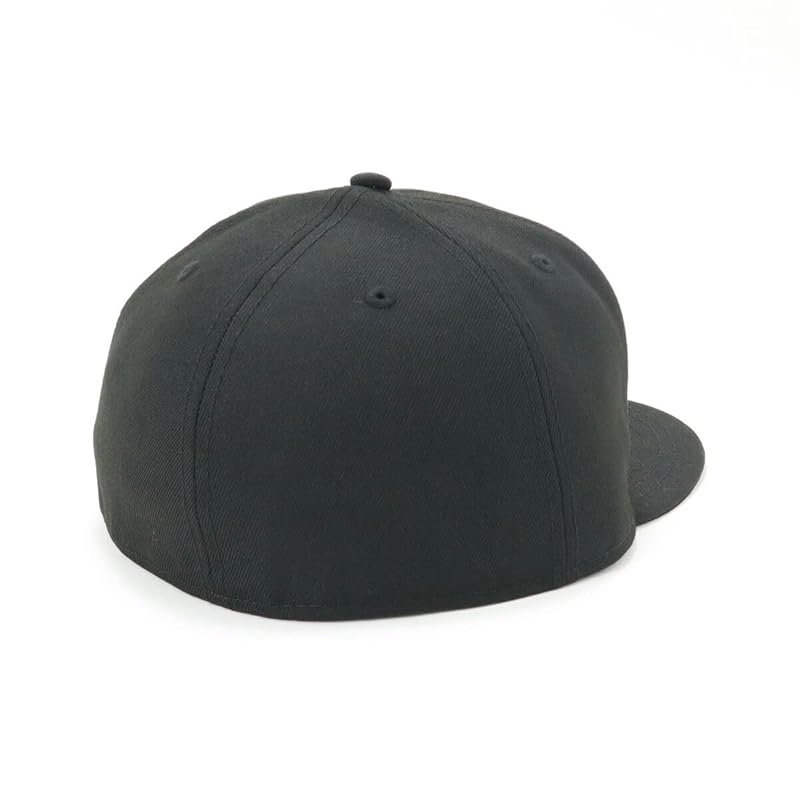 New Era (new era) new era cap 59FIFTY Plain color basic black/black 7 5/8 5950 BASIC BLK 25J