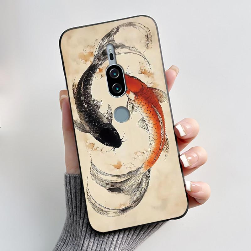 Для Sony Xperia XZ2 Premium SO-04K SOV38 XZ2Premium Чехол Роскошный Милый Крутой Мальчики Девочки Черный Мягкий Силикон Задняя Крышка TPU Корпус