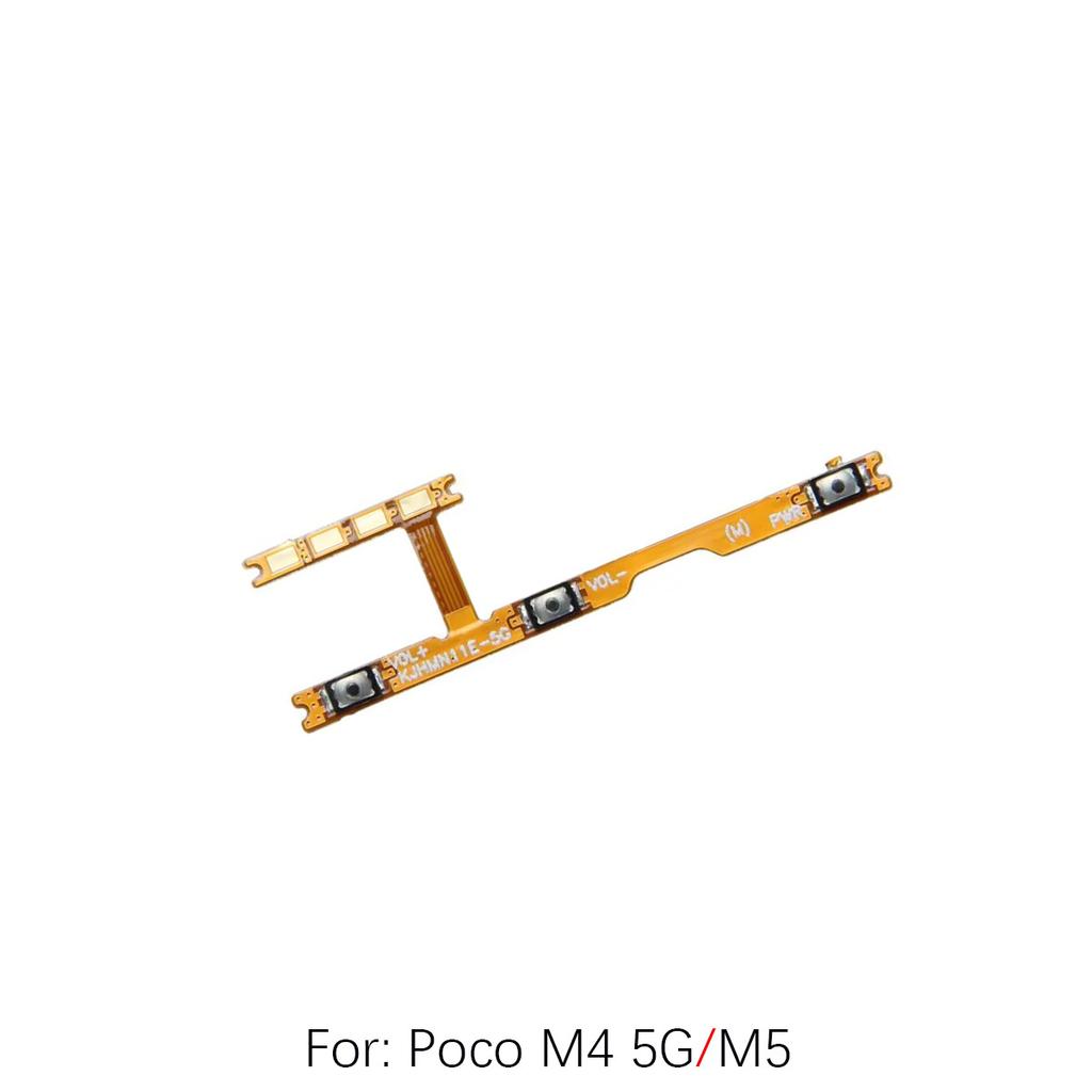 For Xiaomi Poco M2Pro M3 M3Pro M4 M4Pro M5S X2 X3 X4 X4Pro X5 X5Pro Power Button volume Flex Cable OnOff