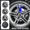 4pcs 75mm Car Wheel Hub Center Caps Emblem Badge Logo For Mercedes Benz B/C/E/S Class A Class C200L GLC GLE CLA Car accessories MA1