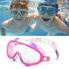 Swim Goggles for Kids Anti-fog Pool Glasses with Nose Clips Earplugs Children's UV Protection Leakproof Swimming Goggles