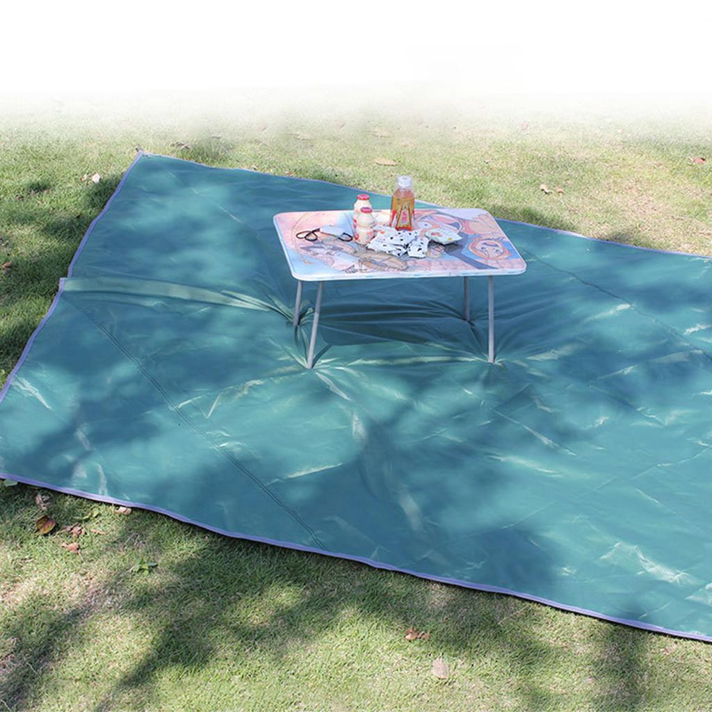 10 X 10 FT Sail Canopy Waterproof Rain Fly Sun Shade UV Resistant Heavy Duty Sand Sunshade With