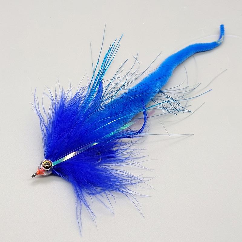 LF196 Стримерная мушка «Драконий хвост» - Искусственная приманка Крючок для нахлыстовой рыбалки.