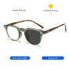 New High Quality Men'S And Women'S Anti Blue Light Photochromic Glasses Literary Retro Small Square Frame Glasses Frame