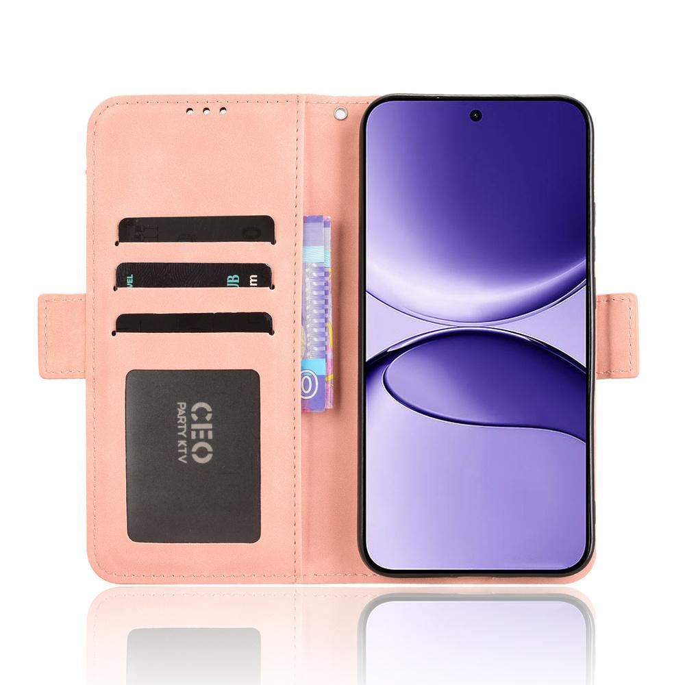 Flip case for Xiaomi Poco F7, Card Slot, pink