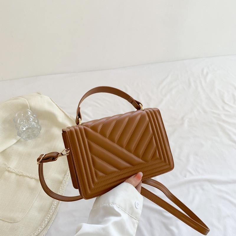 Stylish Korean Trendy Pu Leather Crossbody Bag With Magnetic Closure For Women