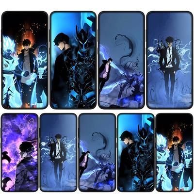 Для Samsung Galaxy S24 S23 iPhone 16 15 14 Xiaomi Redmi Note 13 12 11 10 9 Pro Max X XR чехол мультфильм Sung Jinwoo Solo Leveling Arise OPPO Huawei чехол