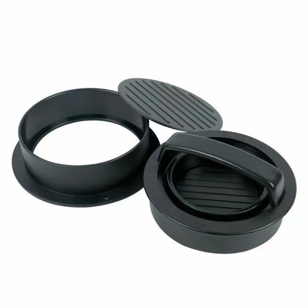 Round Shape 3 in 1 Burger Press Non Stick Patty Maker Mold Stuffed Burger Patty Press  Home Cooking