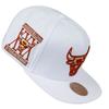Casquette Snapback MITCHELL & NESS Chicago Bulls - Blanc - Homme - Sportswear