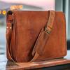 Leather Vintage Messenger Bag Satchel Genuine Briefcase Shoulder Men's