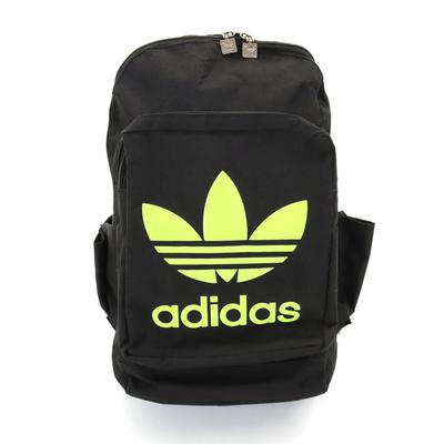 Рюкзак с принтом логотипа adidas Trefoil черный унисекс мужской б/у
