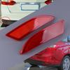 1 пара Красный Пластиковый Автомобильный Левый и Правый Отражатель Заднего Бампера BM51515BOAE Подходит Для Ford Focus BM51515COAE 2012 2013 2014 2015